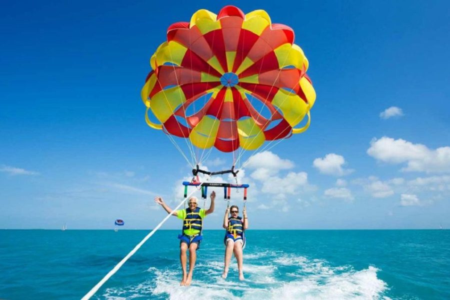 Hurghada seaside parasailing