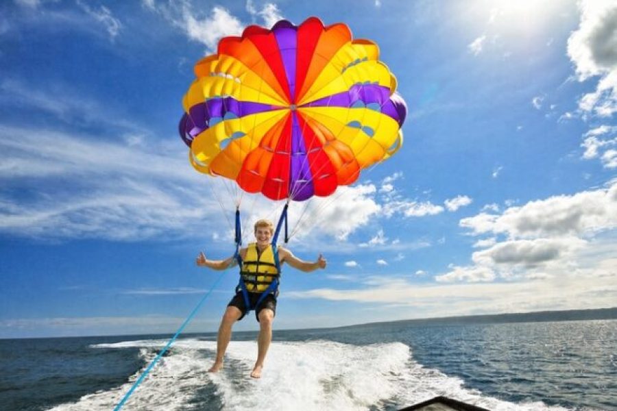 Hurghada seaside parasailing